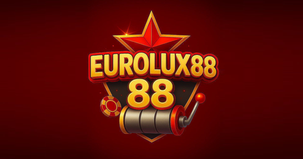 Main banner featuring Eurolux88 GCash gaming platform